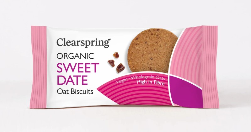 organic sweet date oat biscuits