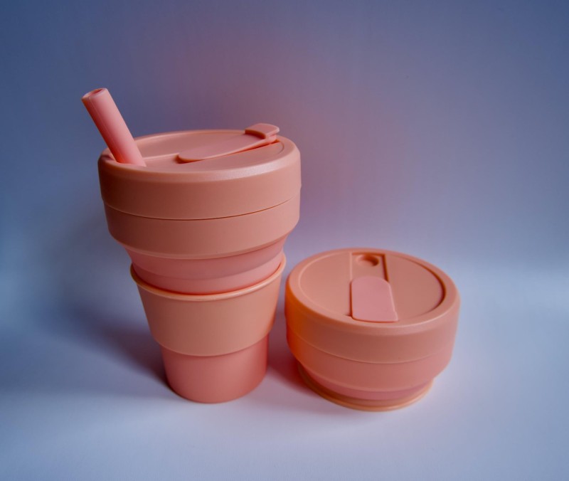 silicone collapsible coffee cup
