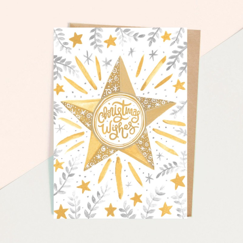 recycled Christmas card