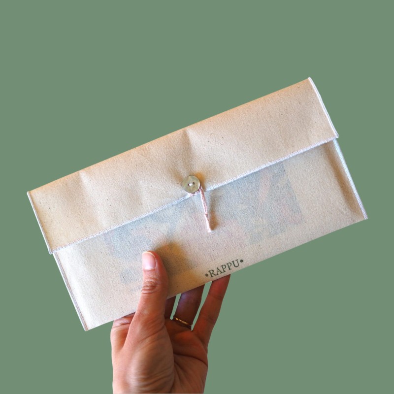 reusable organic cotton envelopes