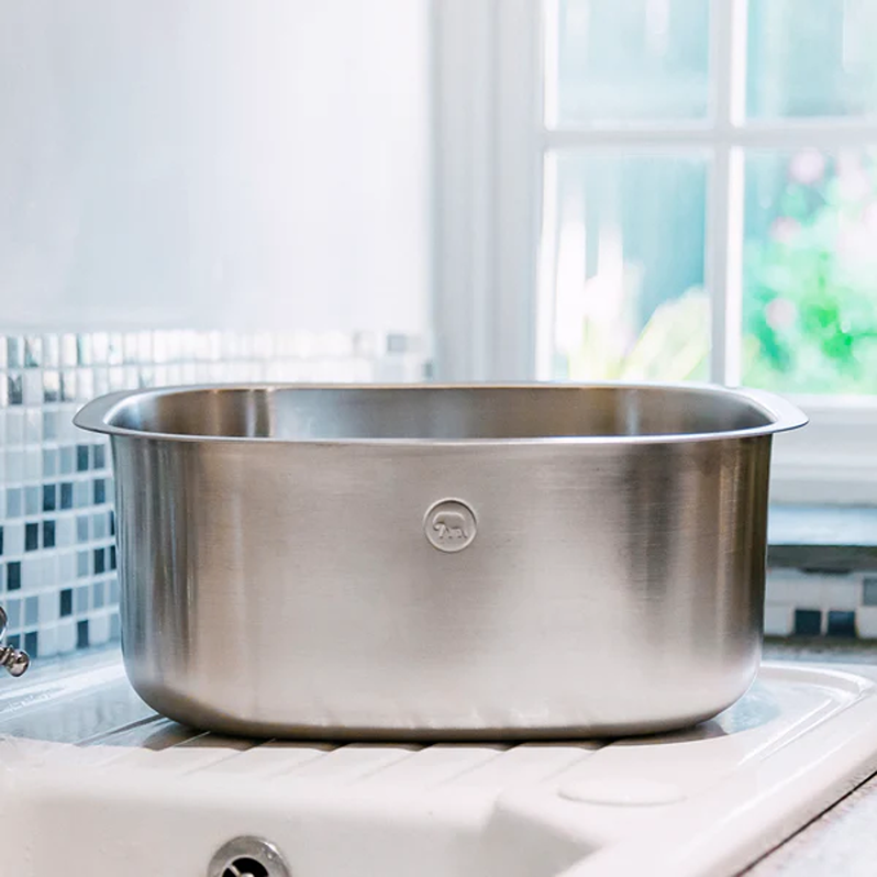 stainless steel washing up bowl
