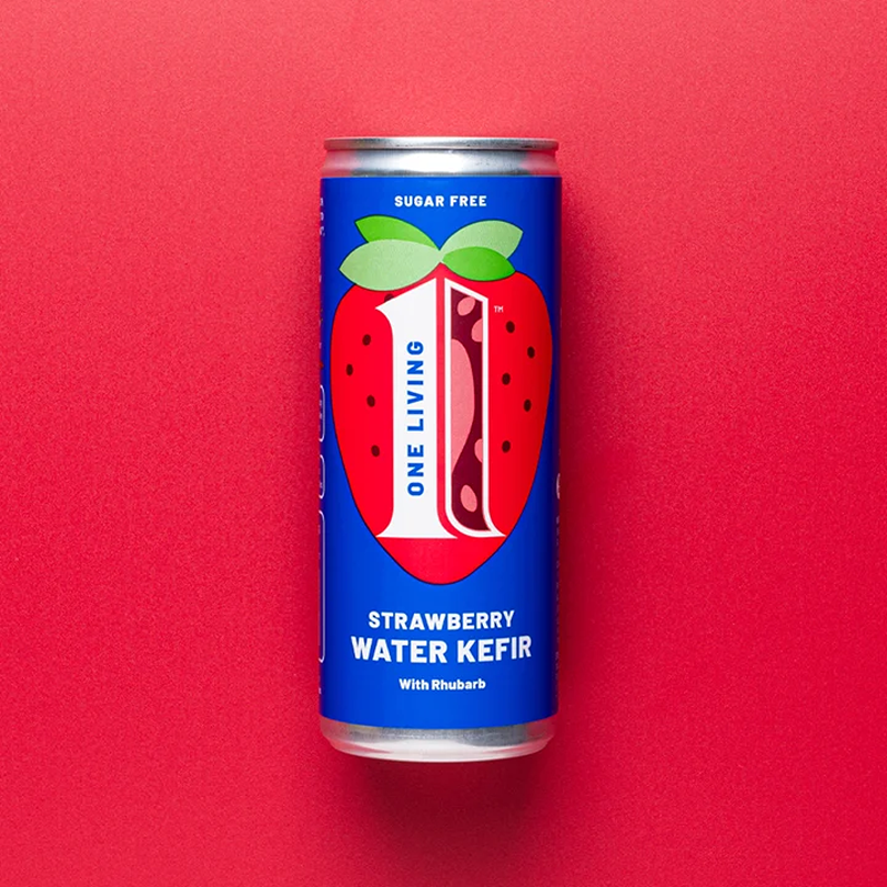 strawberry water kefir