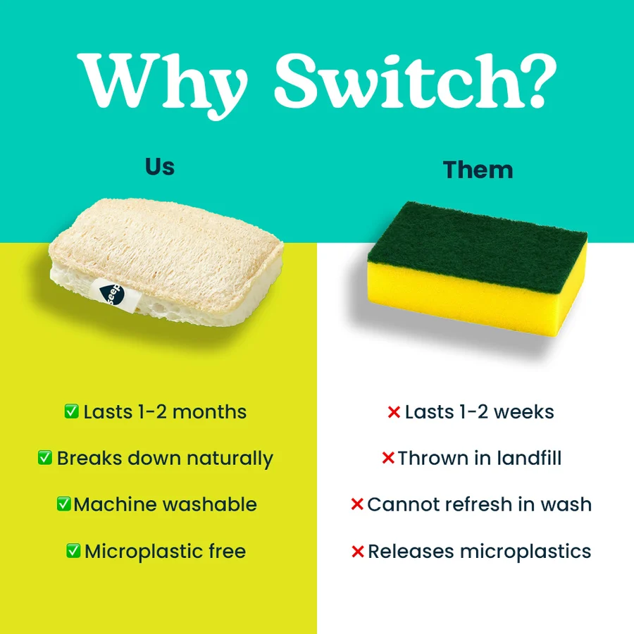 Seep cleaning sponge