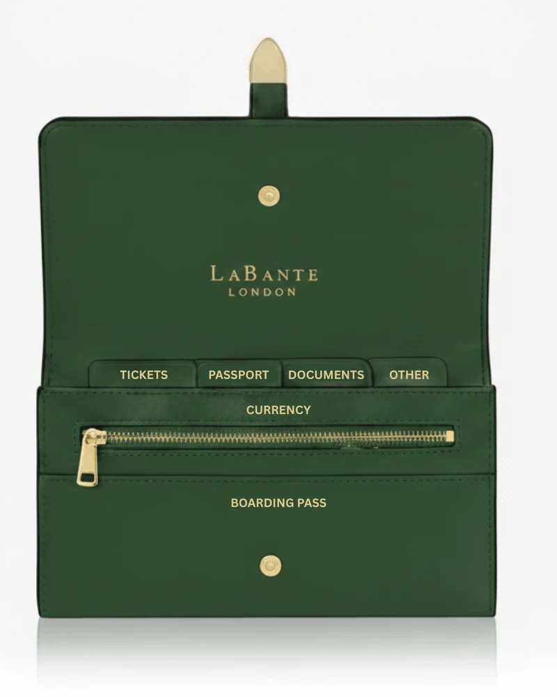 vegan travel wallet
