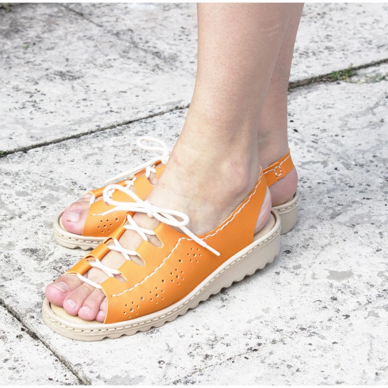 laced vegan sandals