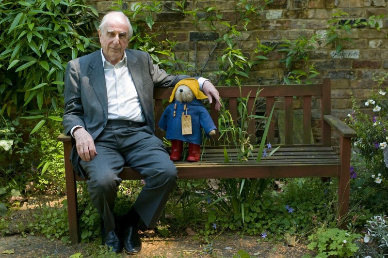 Michael Bond and Paddington Bear 