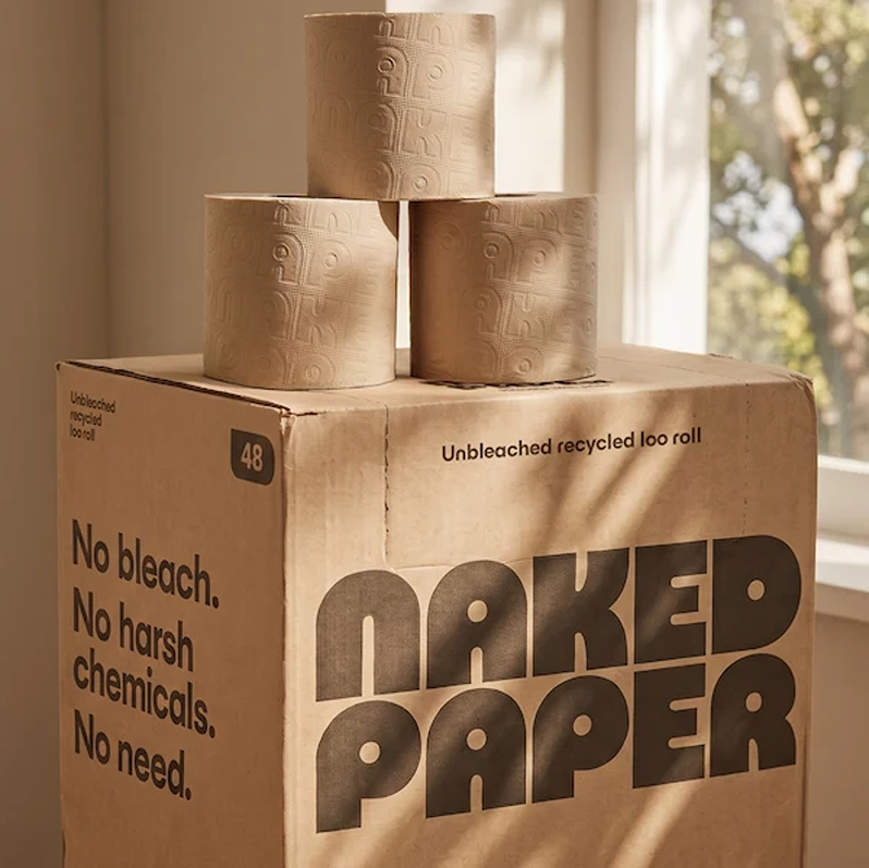 Naked Paper toilet roll