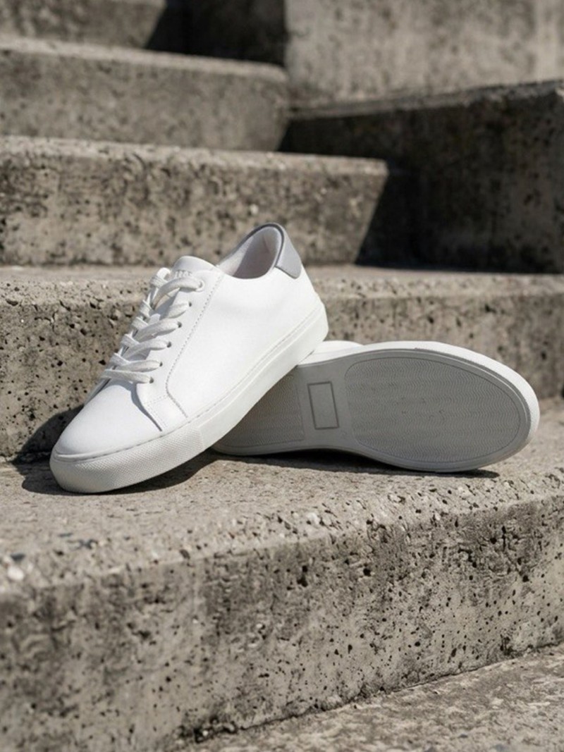 white vegan sneakers