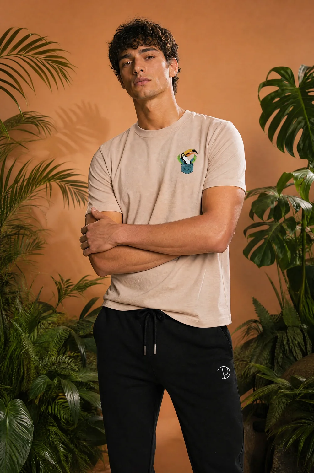 organic desert toucan t-shirt