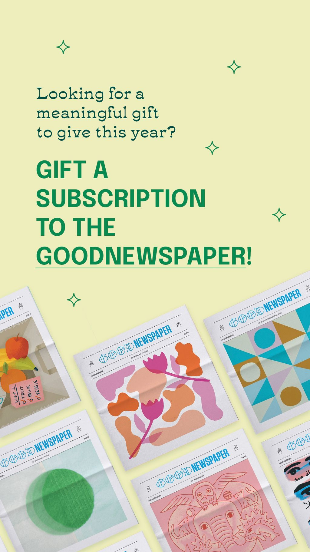 goodnewspaper subscription