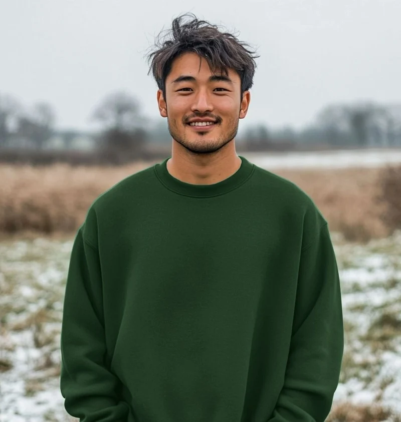 organic cotton sweatshirt