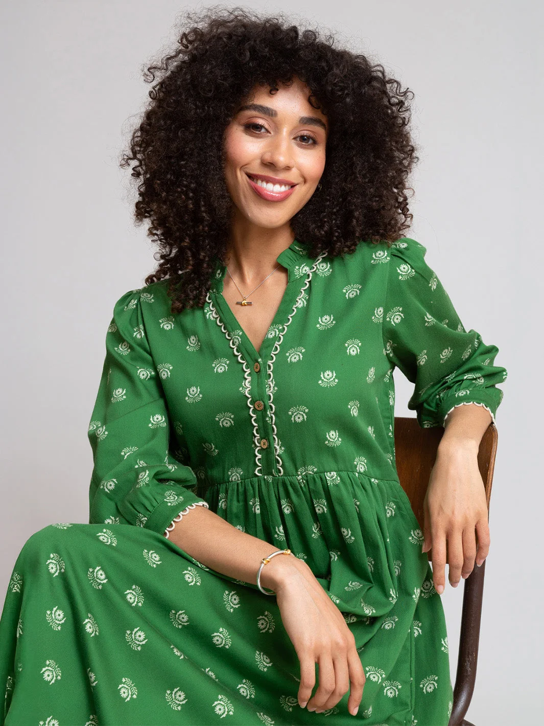 organic cotton sateen dress