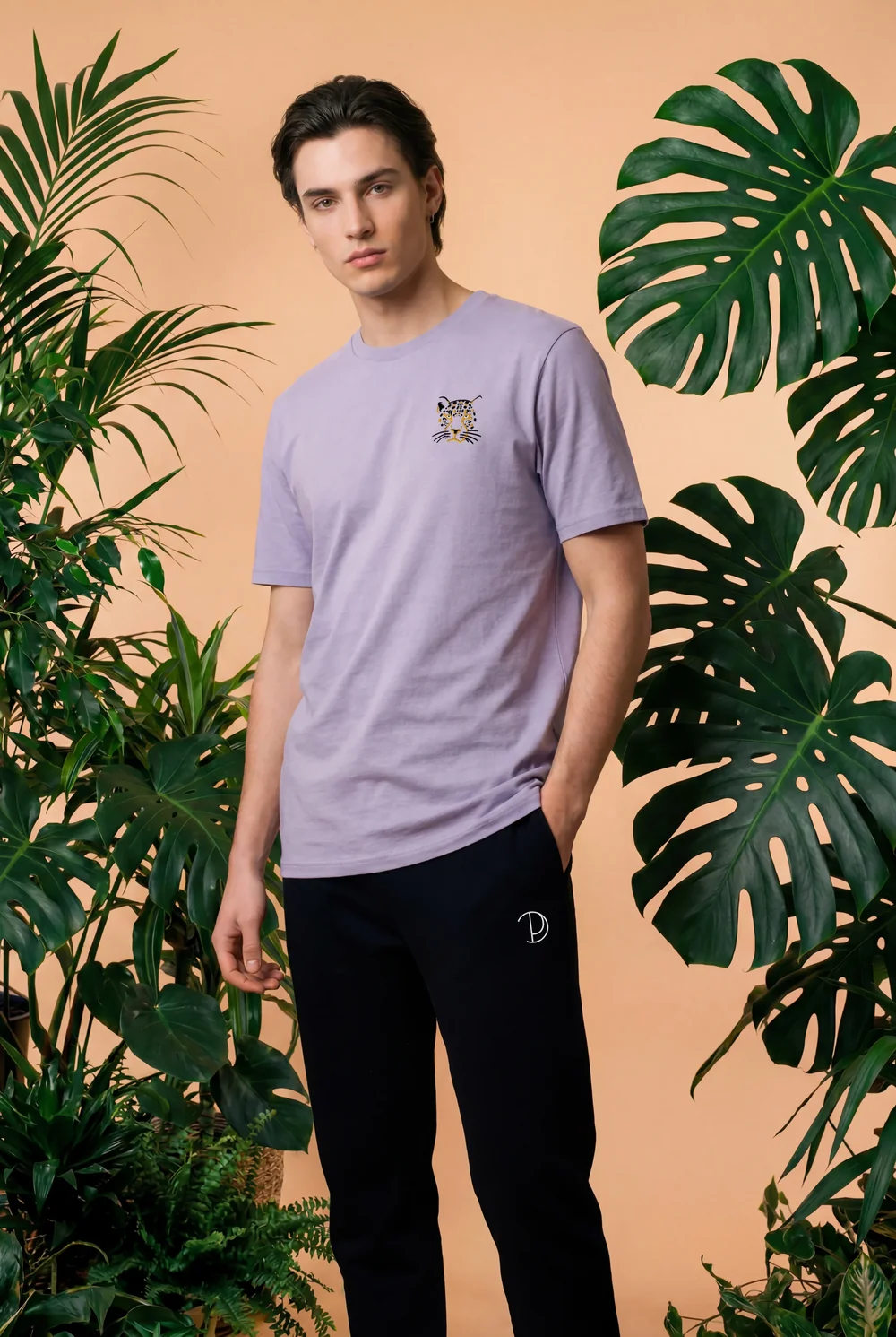 organic cotton leopard t-shirt