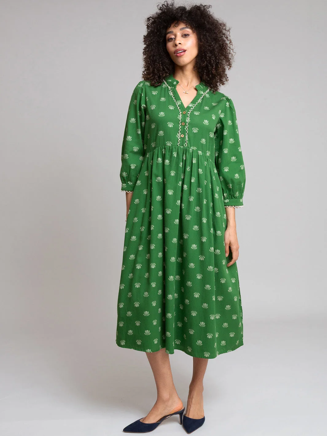 organic cotton sateen dress