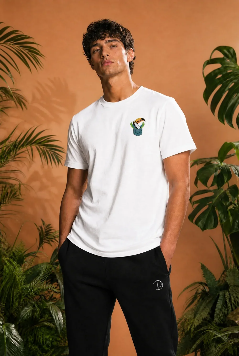 organic cotton toucan t-shirt