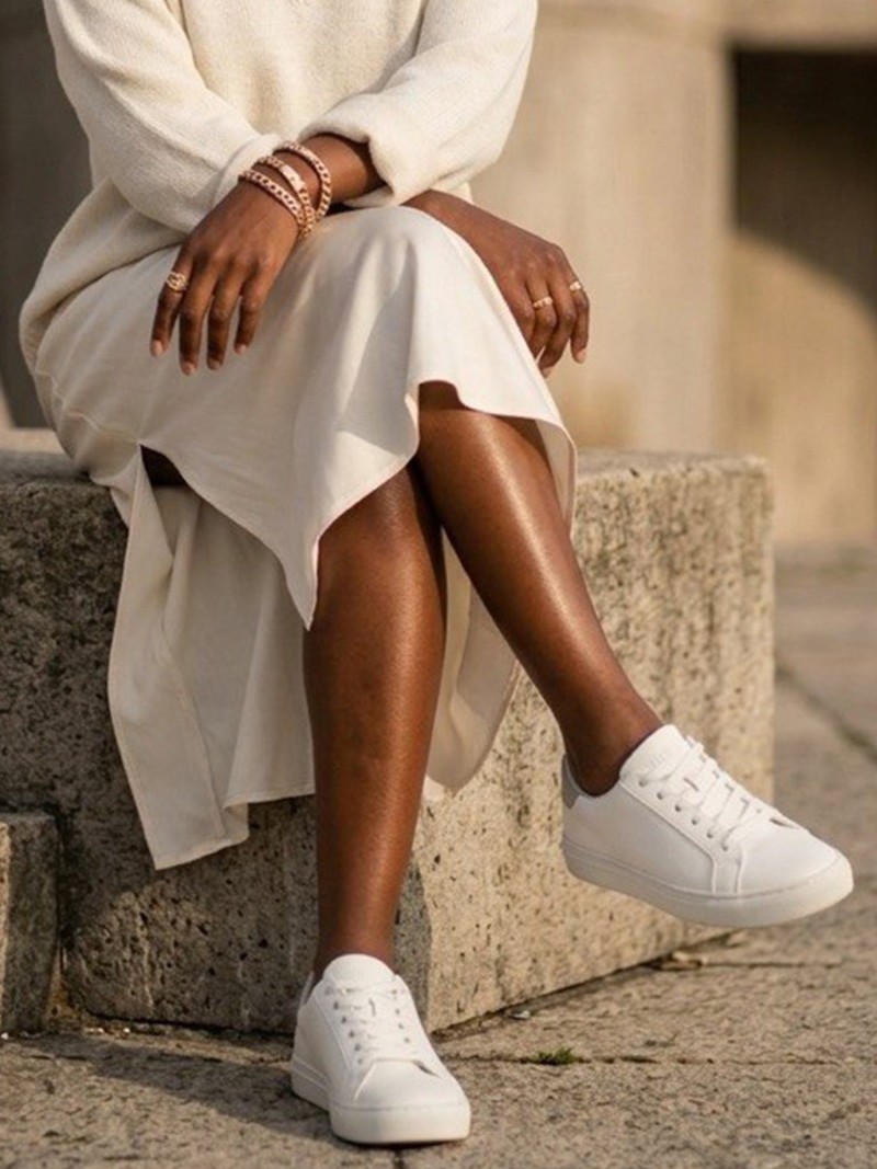 white vegan sneakers