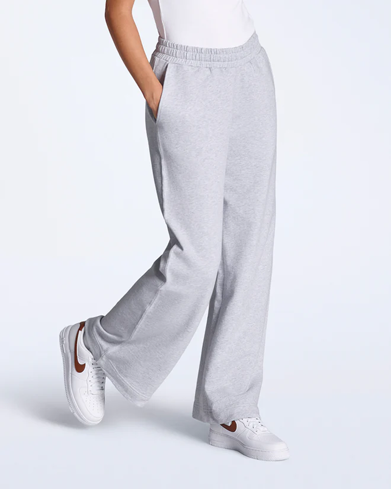 wide leg organic cotton joggers