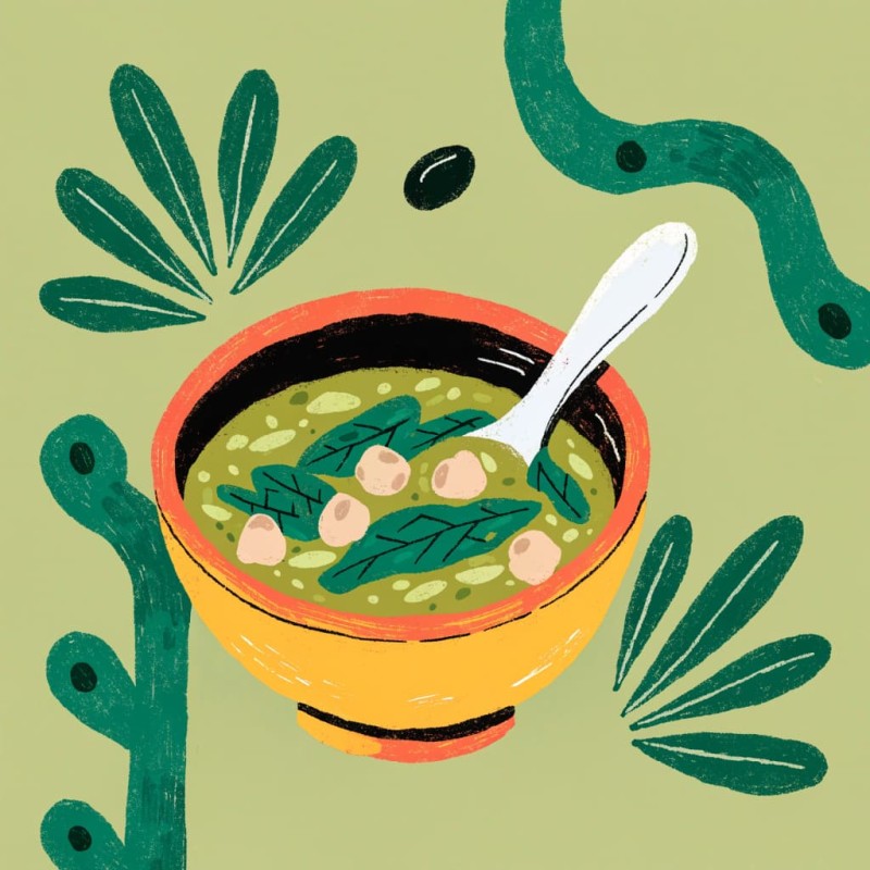 spinach chickpea curry